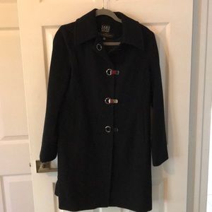 Black Wool Winter Coat size 8